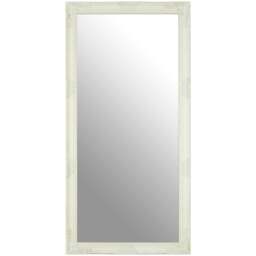 Premier Housewares Andrey White or Brushed Gold Finish Wall Mirror - Size: 170 x 80cm - Wilko