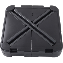 Living and Home Heavy Duty Parasol Base 100kg - Size: 19 x 84 x 84 - Black - Wilko - thumbnail 4