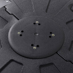 Living and Home Heavy Duty Parasol Base 100kg - Size: 19 x 84 x 84 - Black - Wilko - thumbnail 5