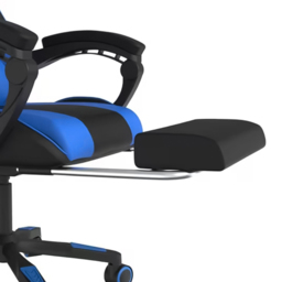 Alivio Blue Ergonomic Massage Gaming Chair - Size: 124 x 65.5 x 62cm - Wilko - thumbnail 4
