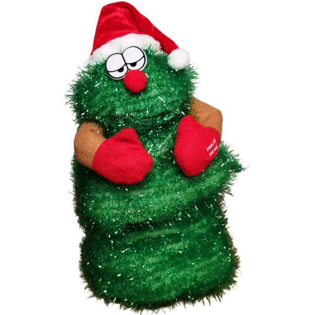 Premier Animated and Musical Singing Dancing Norbert Christmas Tree Decoration 28cm - Size: 30 x 14 x 14cm - Green - Wilko - image 1