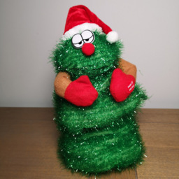 Premier Animated and Musical Singing Dancing Norbert Christmas Tree Decoration 28cm - Size: 30 x 14 x 14cm - Green - Wilko - thumbnail 3