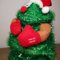 Premier Animated and Musical Singing Dancing Norbert Christmas Tree Decoration 28cm - Size: 30 x 14 x 14cm - Green - Wilko - thumbnail 4
