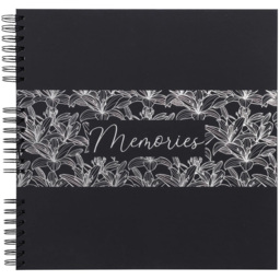 Exacompta Black Spiral Photo Album 60 Sheets 300 Photos - Size: 3.3 x 33 x 35cm - Wilko - thumbnail 3