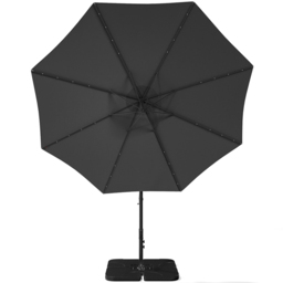 Living and Home Light Grey Cantilever Parasol 3m - Wilko - thumbnail 4