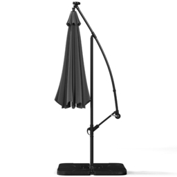 Living and Home Light Grey Cantilever Parasol 3m - Wilko - thumbnail 5
