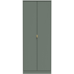 Crowndale 2 Door Reed Green Wardrobe Ready Assembled - Wilko - thumbnail 4