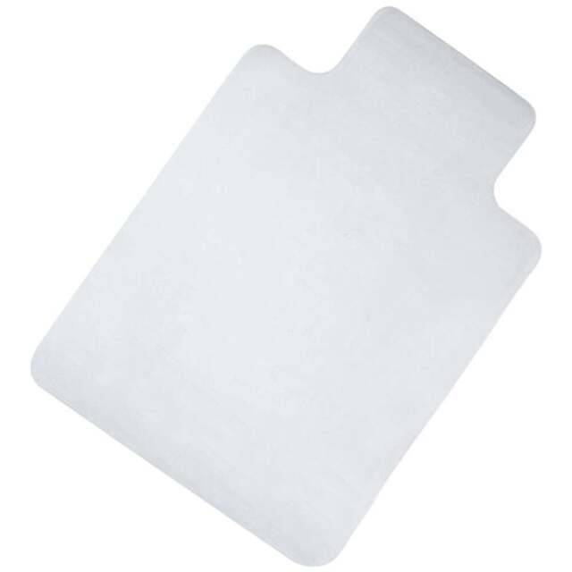 Living and Home Clear Non Slip Office Chair Floor Mat - Size: 0.15 x 120 x 90cm - White - Wilko