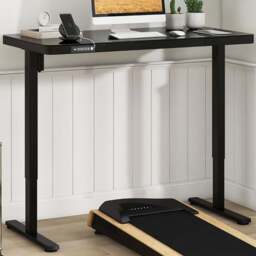 Costway Black Electric Adjustable Stand Up Computer Desk - Size: 120 x 60 x 73.5~118.5cm - Wilko - thumbnail 1