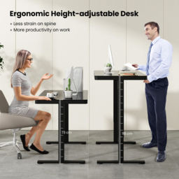 Costway Black Electric Adjustable Stand Up Computer Desk - Size: 120 x 60 x 73.5~118.5cm - Wilko - thumbnail 7