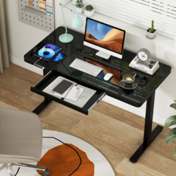 Costway Black Electric Adjustable Stand Up Computer Desk - Size: 120 x 60 x 73.5~118.5cm - Wilko - thumbnail 5