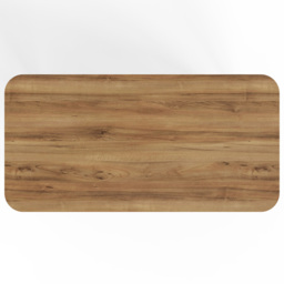 GFW Sorrel 2 Shelf Oak Rattan Coffee Table - Size: 41 x 110 x 55cm - Wilko - thumbnail 5