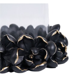 Black Magnolia Candle Holder - Wilko - thumbnail 4