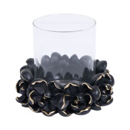 Black Magnolia Candle Holder - Wilko - thumbnail 5