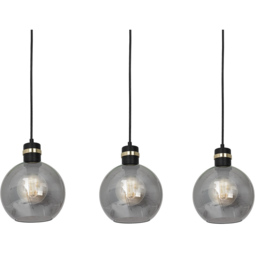 Milagro Omega Black Pendant Lamp 230V - Size: 20 x 60 x 100cm - Wilko - thumbnail 3