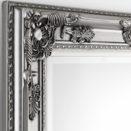 Julian Bowen Palais Pewter Lean To Dress Mirror - Size: 170 x 70cm - Silver - Wilko - thumbnail 5