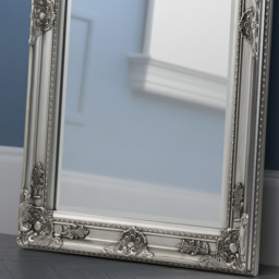 Julian Bowen Palais Pewter Lean To Dress Mirror - Size: 170 x 70cm - Silver - Wilko - thumbnail 7