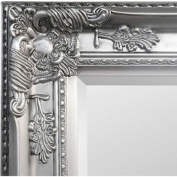 Julian Bowen Palais Pewter Lean To Dress Mirror - Size: 170 x 70cm - Silver - Wilko - thumbnail 4