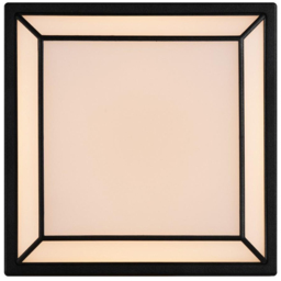Nordlux Oliver Black Square Outdoor Wall Light with Replaceable Covers - Size: 17.5 x 17.5 x 5.8cm - Wilko - thumbnail 6