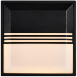 Nordlux Oliver Black Square Outdoor Wall Light with Replaceable Covers - Size: 17.5 x 17.5 x 5.8cm - Wilko - thumbnail 7