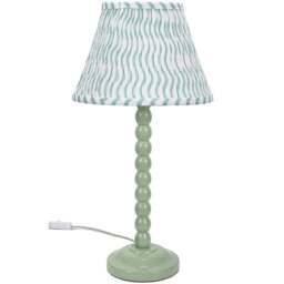 ValueLights Bobbins Green Arrow Shade Sage Green LED Table Lamp - Size: 52 x 27 x 27cm - Wilko