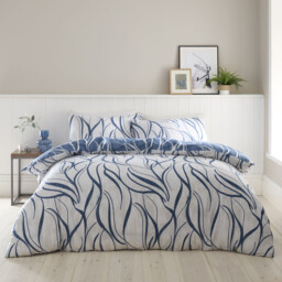 Mira Abstract Duvet Set - Navy/Superking - Size: Super King - Wilko - thumbnail 3