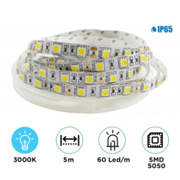 ENER-J 3000K SMD 5050 LED Flex Strip 5m - Size: 12 x 3 x 12cm - White - Wilko - thumbnail 3