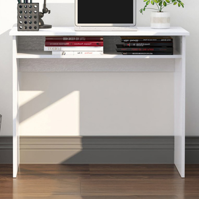 Portland Home Office Study Desk White - Size: 90 x 50 x 74cm - Wilko - image 1