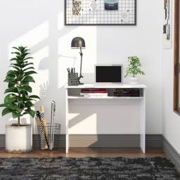 Portland Home Office Study Desk White - Size: 90 x 50 x 74cm - Wilko - thumbnail 6