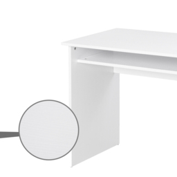 Portland Home Office Study Desk White - Size: 90 x 50 x 74cm - Wilko - thumbnail 4