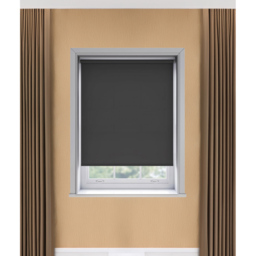 New Edge Blinds Thermal Blackout Roller Blind Black 110cm - Size: W 110cm x D 170cm - Wilko - thumbnail 4