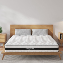 Home Source Orion Small Double White Quilted Medium Firm Bonnell Coil Mattress - Wilko - thumbnail 3