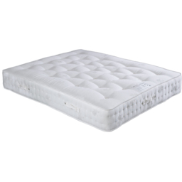 Signature Double 2000 Pocket Sprung Natural Pillow Top Mattress - White - Bedmaster - Wilko - thumbnail 1