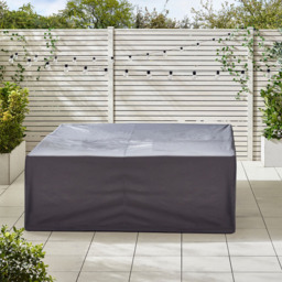 Furniturebox Capri Rattan 9 Seater Corner Dining Sofa Set Grey - Wilko - thumbnail 3