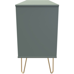 Crowndale 6 Drawer Reed Green Wide Chest of Drawers Ready Assembled - Wilko - thumbnail 5
