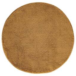 Desire Rugs Comfy Gold Anti Slip Felt Backing Round Rug 100cm - Size: 100 x 100cm - Wilko
