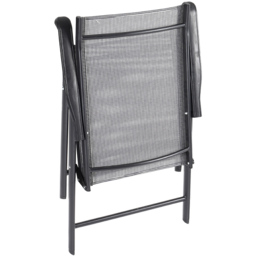 Living and Home 2 Seater Round Outdoor Dining Set - Black - Wilko - thumbnail 5