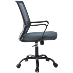 Dark Grey Mesh Back Swivel Height Adjustable Office Chair - Size: 90 x 58 x 58cm - MCC - Wilko - thumbnail 5
