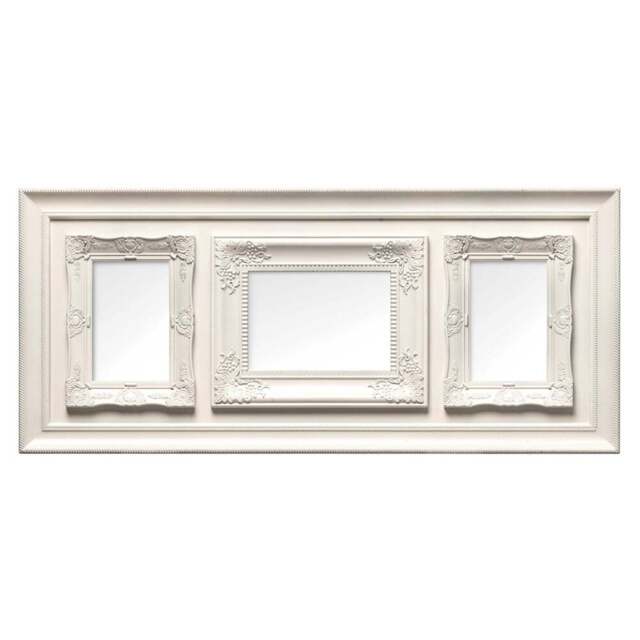 Premier Housewares 2300828 Vintage Design 3-Photo Cream Photo Frame - Size: Multi - Wilko - image 1