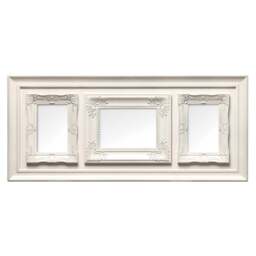 Premier Housewares 2300828 Vintage Design 3-Photo Cream Photo Frame - Size: Multi - Wilko - thumbnail 1