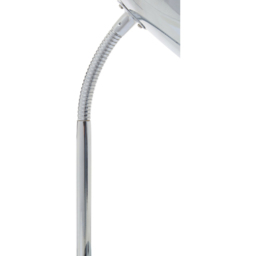 Premier Housewares Flexi Chrome Desk Lamp - Size: 13 x 13 x 37cm - Silver - Wilko - thumbnail 5