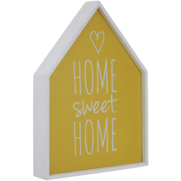 Premier Housewares Home Sweet Home LED Light Box - Size: 27 x 6 x 39cm - Yellow - Wilko - thumbnail 4