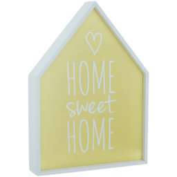 Premier Housewares Home Sweet Home LED Light Box - Size: 27 x 6 x 39cm - Yellow - Wilko - thumbnail 5
