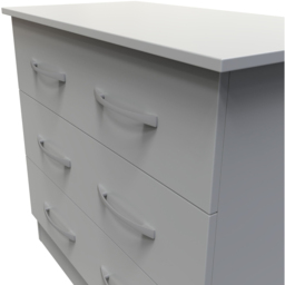Crowndale Avon 3 Drawer Dusk Grey Chest of Drawers - Wilko - thumbnail 6