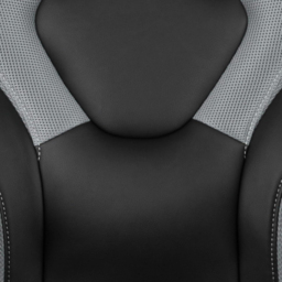 FWStyle X10 Black and Grey Faux Leather Racer Style Gaming Chair - Size: 117 x 67 x 63cm - Wilko - thumbnail 4
