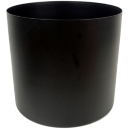 Leaf Black Metal Planter 20 x 18cm - Size: 18 x 20 x 20cm - Wilko - thumbnail 1