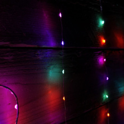 Premier 303 Rainbow LED Static Heart Silver Pin Cable Curtain Light 1.2 x 1.2m - Size: 120 x 120 x 120cm - Multi Coloured - Samuel Alexander - Wilko - thumbnail 5