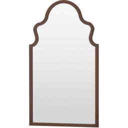 Yearn Bronze Moroccon Mirror 98 x 52cm - Brown - Wilko