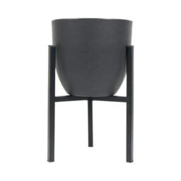 Planter on Stand Black - Wilko