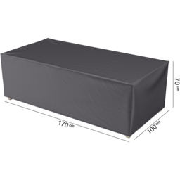 Platinum AeroCover Waterproof Garden Bench Cover 70 x 170 x 100cm - Size: 70 x 100 x 100cm - Grey - Wilko - thumbnail 6